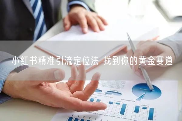 小红书精准引流定位法 找到你的黄金赛道