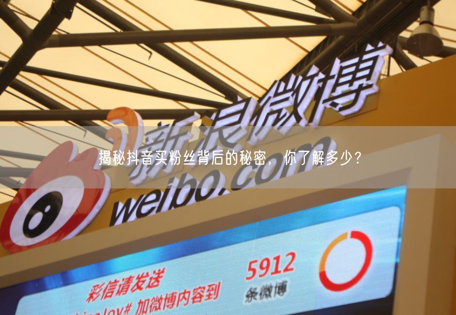 揭秘抖音买粉丝背后的秘密，你了解多少？